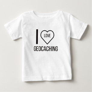 CAMISETA DE BEBÉ ME ENCANTA LA GEOCACHING