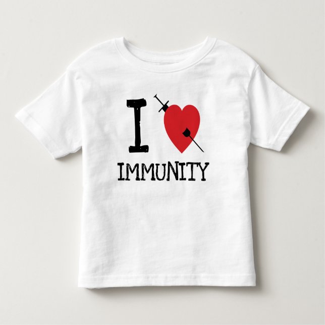 Camiseta De Bebé Me encanta la inmunidad Pro Vax (Anverso)