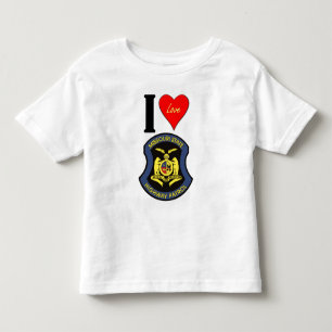 Camiseta De Bebé Me encanta la MSHP