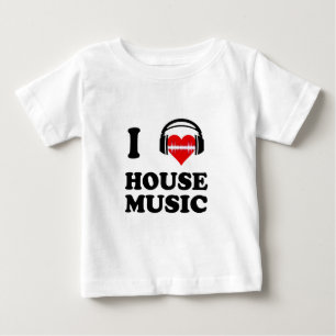 Camiseta De Bebé Me encanta la música de House