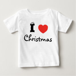 Camiseta De Bebé Me encanta la Navidad