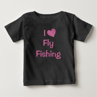 Camiseta De Bebé Me Encanta La Pesca Con Moscas