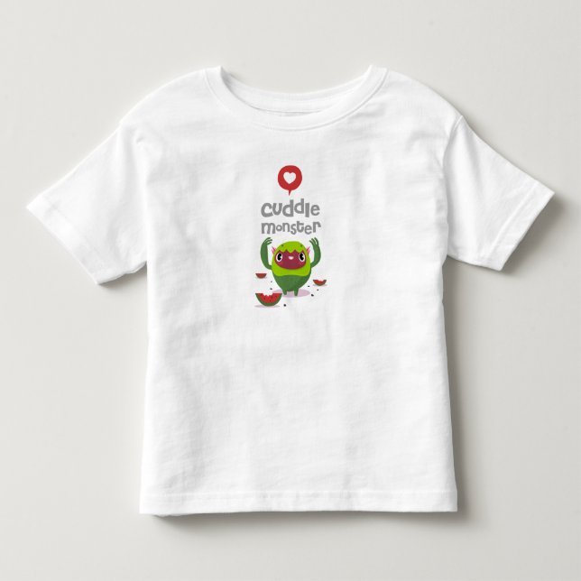 Camiseta De Bebé Me encanta la sandía (Anverso)
