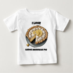 Camiseta De Bebé Me encanta la tarta de merengue de limón