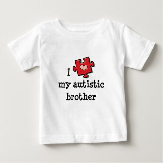 Camiseta De Bebé Me Encanta Mi Hermano Infantil Autista Tee