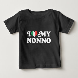 Camiseta De Bebé Me encanta mi Nonno