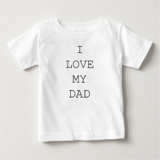 CAMISETA DE BEBÉ ME ENCANTA MI PAPÁ