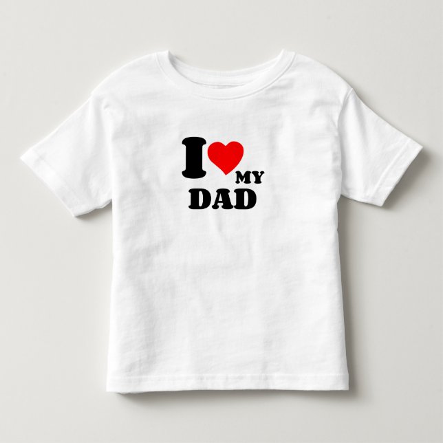 CAMISETA DE BEBÉ ME ENCANTA MI PAPÁ (Anverso)