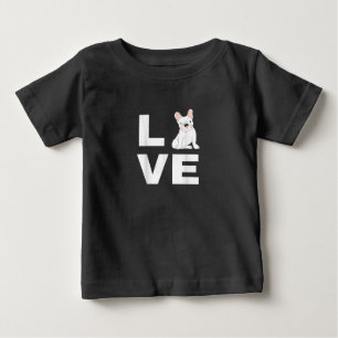 Camiseta De Bebé Me encanta mi regalo de amante del Bulldog francés