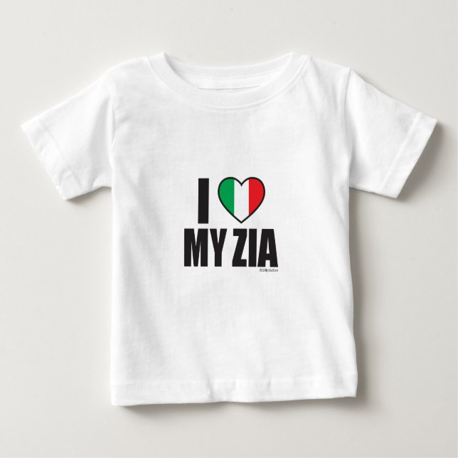 Camiseta De Bebé ME ENCANTA MI ZIA.ai (Anverso)