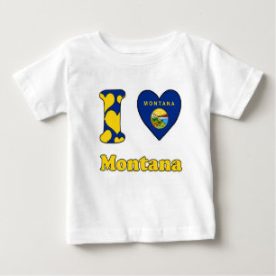 Camiseta De Bebé Me encanta Montana