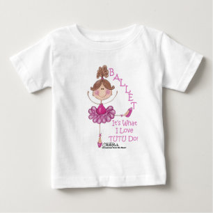 Camiseta De Bebé ¡Me encanta "TUTU"!
