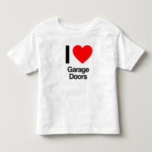 Camiseta De Bebé me encantan las puertas de garaje