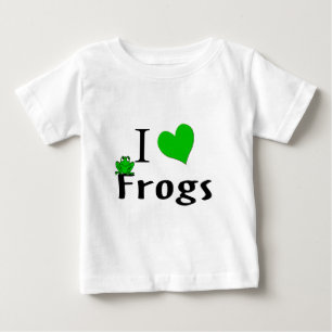 Camiseta De Bebé Me encantan las ranas