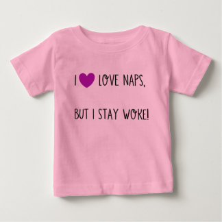 Camiseta De Bebé Me encantan las siestas pero me quedo despierto