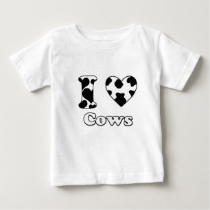 Camiseta De Bebé Me encantan las vacas