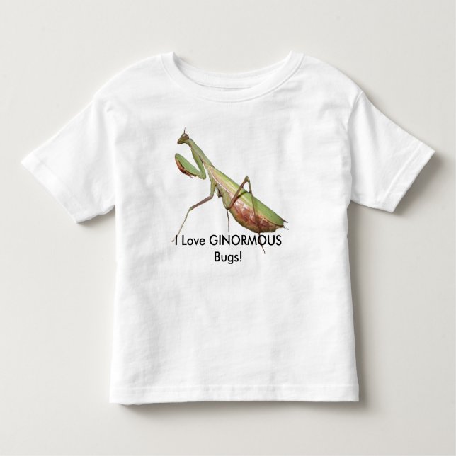 Camiseta De Bebé ¡Me Encantan los Bugs gigantescos! - (Anverso)