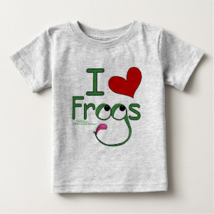 Camiseta De Bebé Me encantan los FROGS