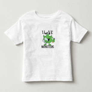 CAMISETA DE BEBÉ ME ENCANTAN LOS MONSTRUOS