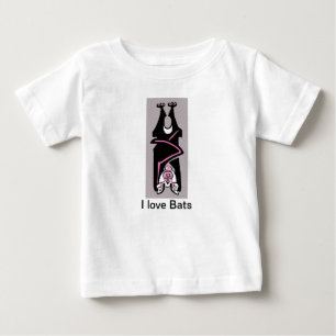 Camiseta De Bebé Me encantan los murciélagos - Vida salvaje en peli