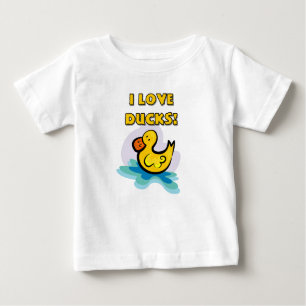 Camiseta De Bebé Me encantan los patos