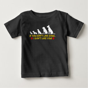 Camiseta De Bebé me encantan los perros