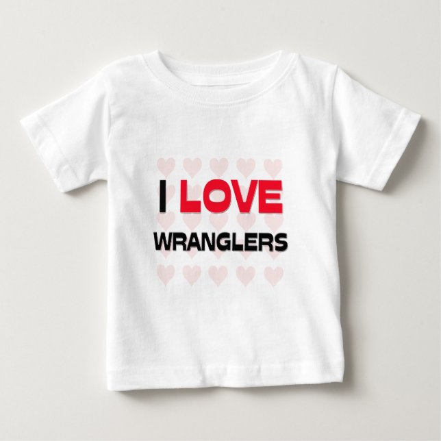 CAMISETA DE BEBÉ ME ENCANTAN LOS RANGLERS (Anverso)