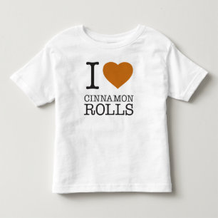 CAMISETA DE BEBÉ ME ENCANTAN LOS ROLLOS DE CINNAMON