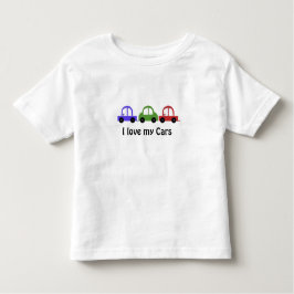 Camiseta De Bebé Me encantan mis coches