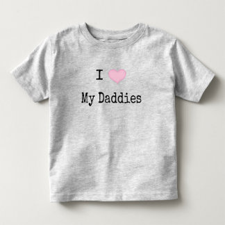 Camiseta De Bebé Me encantan mis daddies