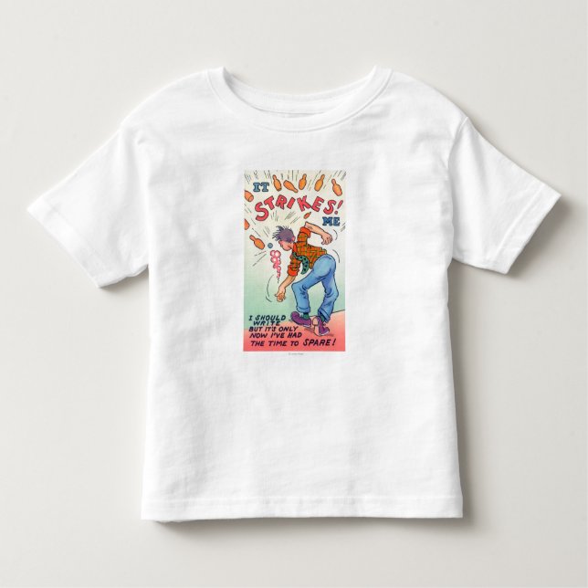 Camiseta De Bebé Me Golpea, Personalizado (Anverso)