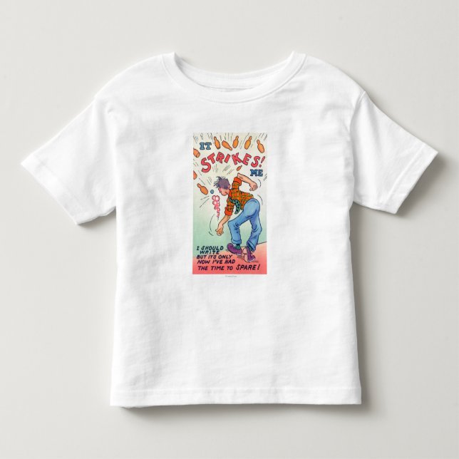 Camiseta De Bebé Me Golpea, Personalizado (Anverso)