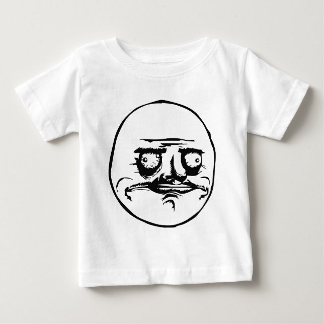 Camiseta De Bebé Me gusta meme (Anverso)