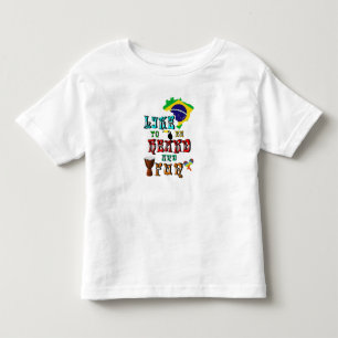 Camiseta De Bebé Me gusta ser escuchado y divertirme