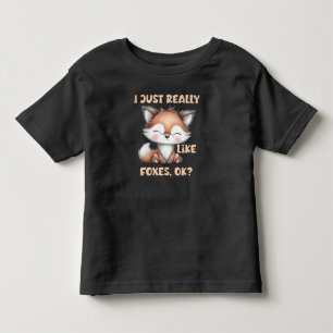 Camiseta De Bebé Me Gustan Mucho Los Zorros Niños