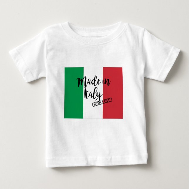 Camiseta De Bebé Me hacen en Italia (Anverso)