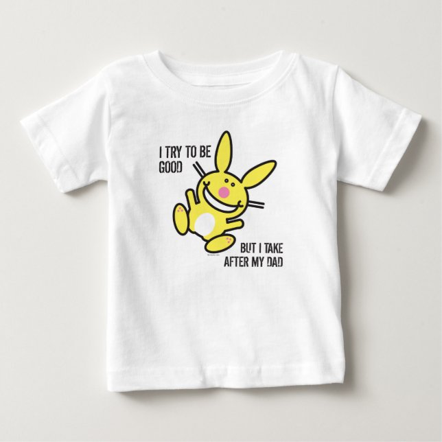 Camiseta De Bebé Me Llevo Después De Mi Papá (Anverso)