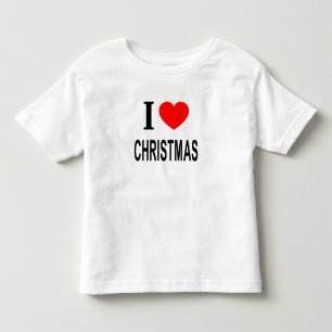 Camiseta De Bebé Me ❤️ NAVIDAD Amo la NAVIDAD Me encanta la NAVIDAD