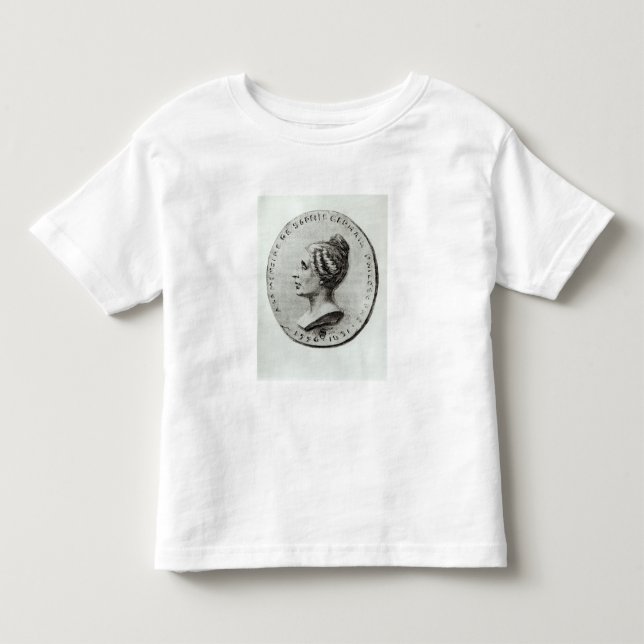 Camiseta De Bebé Medalla que representa a Sophie Germain (Anverso)