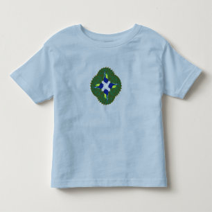 Camiseta De Bebé Medallón de pavo real