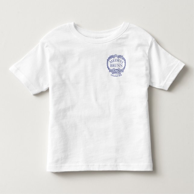 Camiseta De Bebé Medevi Brunn Pequeño Logo Toddler T-Shirt (Anverso)