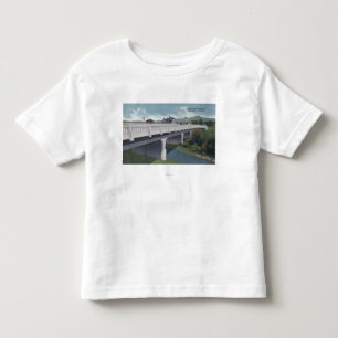 Camiseta De Bebé Medford, Oregon - opinión del puente de la cala