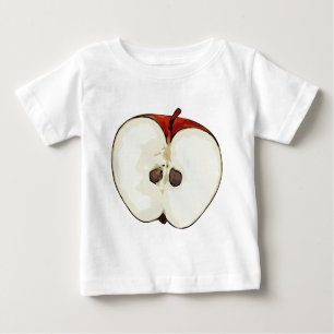 Camiseta De Bebé Media Apple