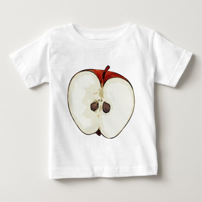Camiseta De Bebé Media Apple (Anverso)