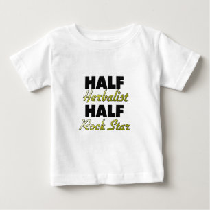 Camiseta De Bebé Media estrella del rock del medio Herbalist