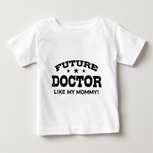 Camiseta De Bebé Médica futuro (Anverso)