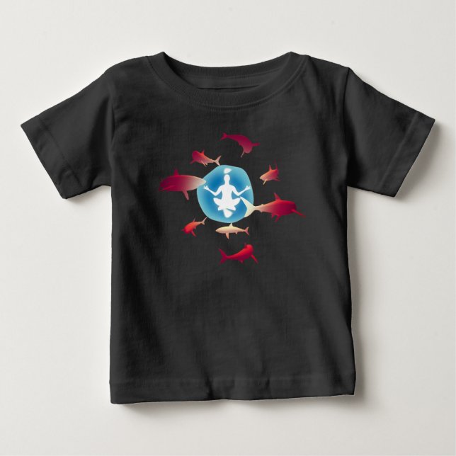 Camiseta De Bebé Medición subacuática (Anverso)