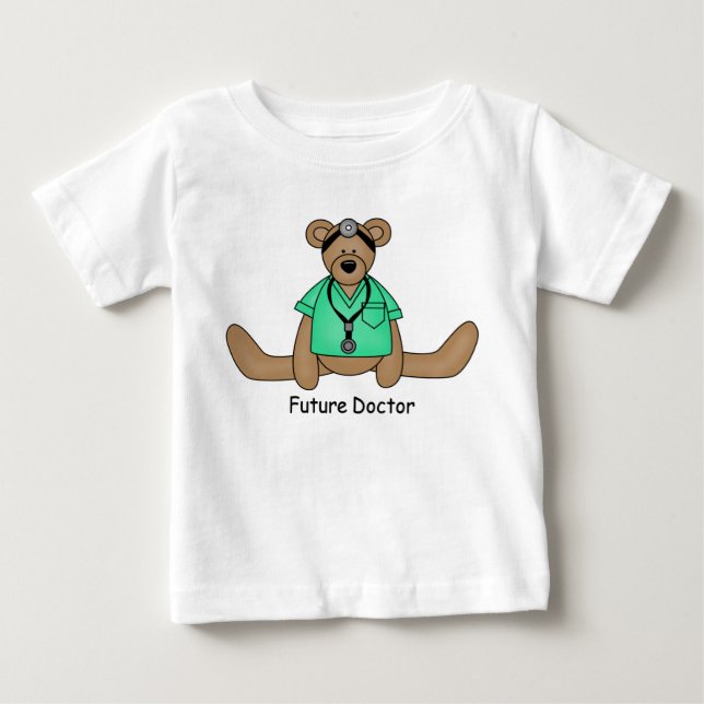 Camiseta De Bebé Médico futuro (Anverso)