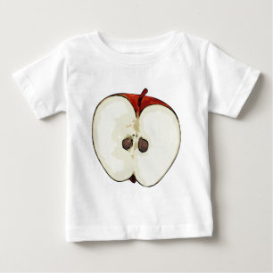 Camiseta De Bebé Medio Apple