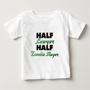 Camiseta De Bebé Medio asesino del zombi del medio abogado